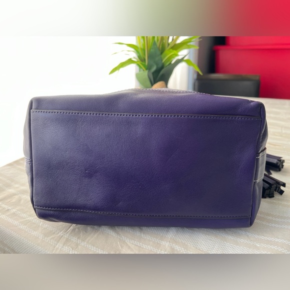 Coach Purple Legacy Zebra Print Duffle Bag - Picture 5 of 16